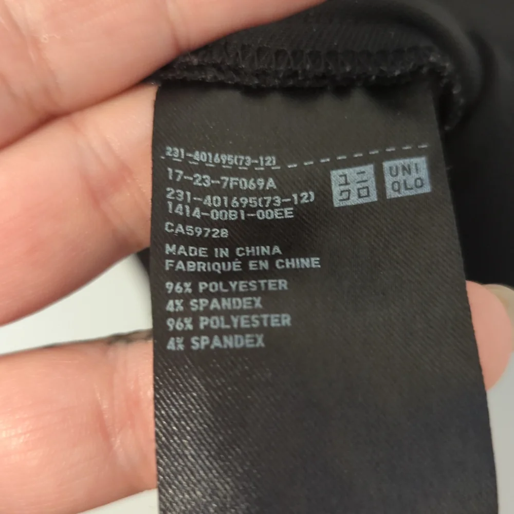 Uniqlo Black Peplum Top - Picture 6 of 6